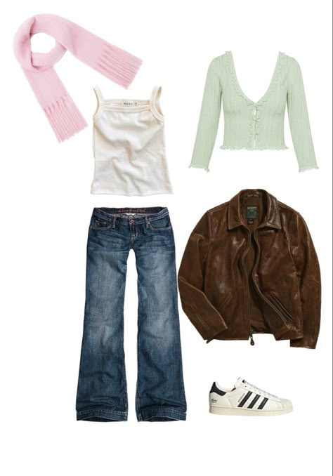 Chic School Outfits, Chilly Spring Outfits, Hannah Montana Closet, Pink Vanilla Girl, Building A Closet, Outfit Ideas For High School, Outfit Inspo For School, Gilmore Girls Aesthetic, Big Sweater