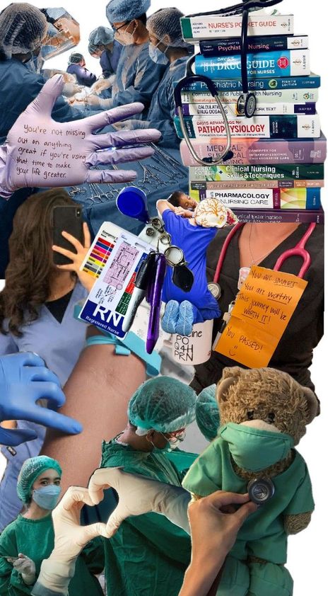 Nurse Collage, Nurse Inspiration, Nurse Aesthetic, Tech Aesthetic, Pharmacology Nursing, Surgical Tech, Medical School Motivation, Medical School Inspiration, Future Jobs