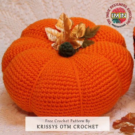 Mountain Crochet, Pumpkin Crochet Pattern, Big Pumpkin, Holiday Crochet Patterns, Christmas Mug Rugs, Pumpkin Crochet, Biggest Pumpkin, Fall Crochet Patterns, Crochet Halloween