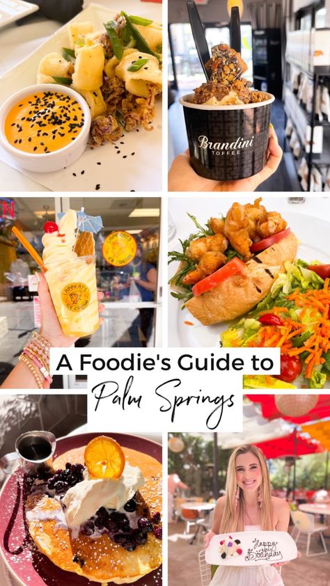 A Foodie’s Guide to Palm Springs - Olivia Michelle Palm Springs Food Guide, Palm Springs Dining, Best Places To Eat In Palm Springs, Where To Eat In Palm Springs, Places To Eat In Palm Springs, Best Restaurants In Palm Springs, Palm Springs Brunch, Palm Springs Food, Palm Springs Hiking