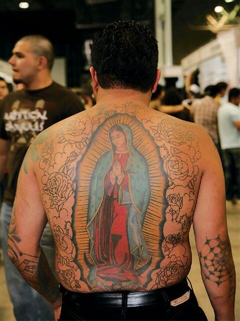 I want this on my back Virgin Mary, Tattoos, Mexico