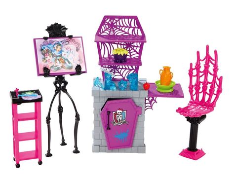 Monster High Doll Accessories, Monster High Collection, Monster High House, Monster High Toys, Monster High School, Arte Monster High, Toy Playset, Pack And Play, Monster High Art