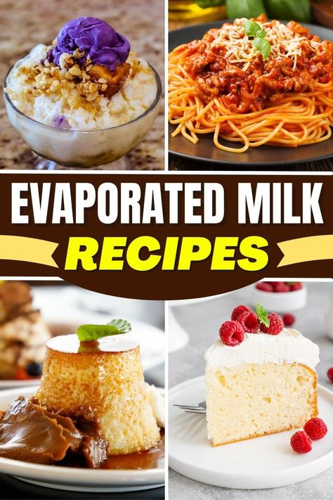 From breakfast to dessert and every meal in-between, these evaporated milk recipes are incredibly versatile. They're creamy, light, and wonderfully milky.