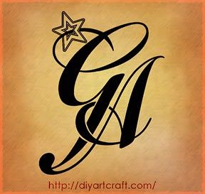 Ag Tattoo Ideas, Ag Tattoo Letter, Ag Tattoo, Tatoo Lettering, Letter G Tattoo, Walle Y Eva, Initials Logo Letters, Karma Tattoo, Simple Tattoos For Women