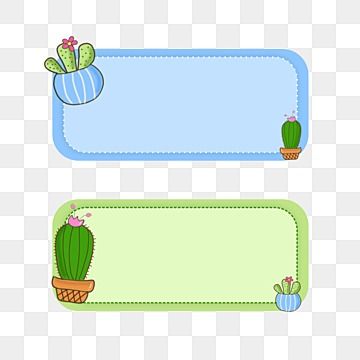 Name Tag Templates Aesthetic, กรอบข้อความ Png น่ารัก, Name Tag Design For Kids, School Name Tag Design, Book Name Tags, Name Label Design, Tag Design Label, Cactus Name Tags, Name Tags Design