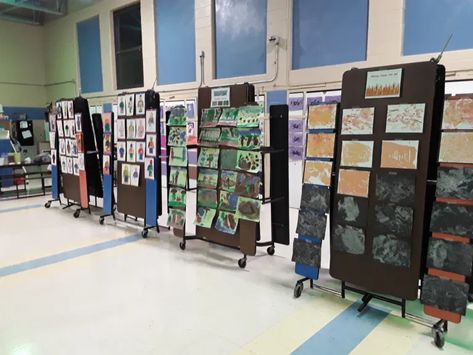 Latchkey Art Show – Learning With My Boys Art Show Elementary School, Elementary School Art Show, Elementary Art Show, Art Stations, Large Cardboard Boxes, Painting Station, Elementary School Art, Living Photo, After School Program