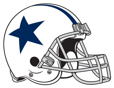 Dallas Cowboys Helmet (1960-1963) - White helmet with blue stripes and blue star on side. Computer graphical representation courtesy Dustin Juliano. SportsLogos.Net Dallas Cowboys Helmet, Cowboys Helmet, White Helmet, Dallas Cowboys Images, Football Coloring Pages, Dallas Cowboys Wallpaper, Types Of Pencils, Dallas Cowboys Logo, Helmet Logo