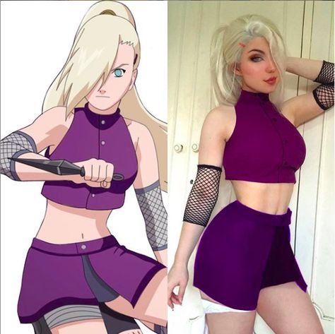 Ino Yamanaka from Naruto Cosplay Naruto, Cartoon Costumes, Female Cartoon Characters, Jessica Nigri, The Jungle Book, Naruto Cosplay, Female Cartoon, Cosplay Characters, Amazing Cosplay