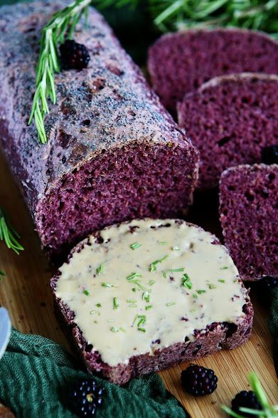 Beet Sourdough Bread, Blackberry Sourdough Bread, Halloween Bread Recipes, Raspberry Sourdough Bread, Colorful Sourdough Bread, Blackberry Sourdough Recipes, Colored Sourdough Bread, Blackberry Recipes Vegan, Unique Bread Recipes