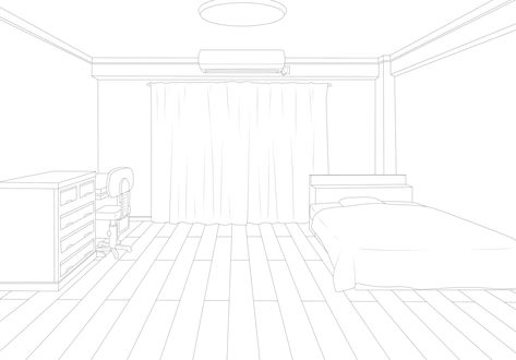 Saved Photo  ￼ Mha Dorm Room Base, Mha Base, Character Bedroom, Dorm Layout, My Hero Academy, Character Sheet Template, Dorm Design, Bedroom Drawing, Mha Oc