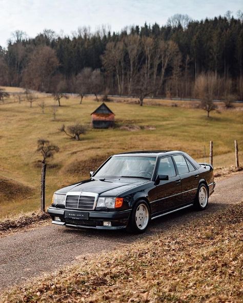 300 E 3.4 AMG W124 by @marcluca_official #mercedesbenz #benz #mercedes #w124 #black #300e #rare #forsale #luxurylife #luxury #lifestyle… Mercedes 124, Wallpapers Cars, Most Luxurious Car, Cars Tattoo, Tattoo Car, Quotes Car, Cars Drawing, Old Mercedes, Wallpaper Car