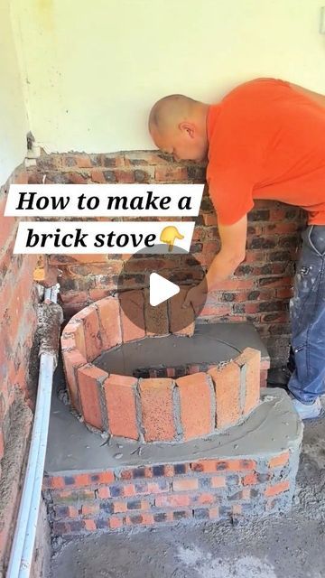 Brick Stove Outdoor, Brick Stove, Outdoor Stove, Brick Oven, Stove Oven, Stove, Making Out, Engineering, Technology