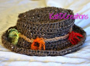 So super cute...Fishing With the Kids Hat | AllFreeCrochet.com Crocheting Hats, Baby Hat Free Pattern, Crochet Baby Photo Prop, Making Hats, Boy Crochet, Macrame Chairs, Crochet Photo Props, Hats Crochet, Crochet Baby Beanie