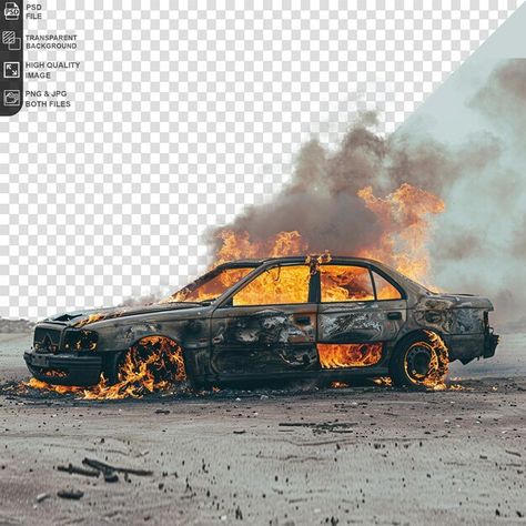 PSD high fire on car isolated on transpa... | Premium Psd #Freepik #psd Car On Fire, Baby Artwork, Fantasy Cars, Adobe Photoshop Design, Film Posters Art, Portrait Background, Photographer Logo, Texture Graphic Design, Psd Background