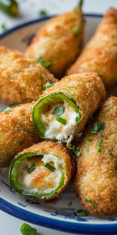 Add some spice to your appetizer spread with these Spicy Stuffed Jalapeño Poppers. Easy to make and even easier to devour! Jalapenos Recipes, Sausage Stuffed Jalapenos, Jalapeno Recipe, Stuffed Jalapeno, Stuffed Jalapenos, Cocktail Hour Food, Jalapeno Popper Recipes, Jalapeño Poppers, Jalapeno Cheese