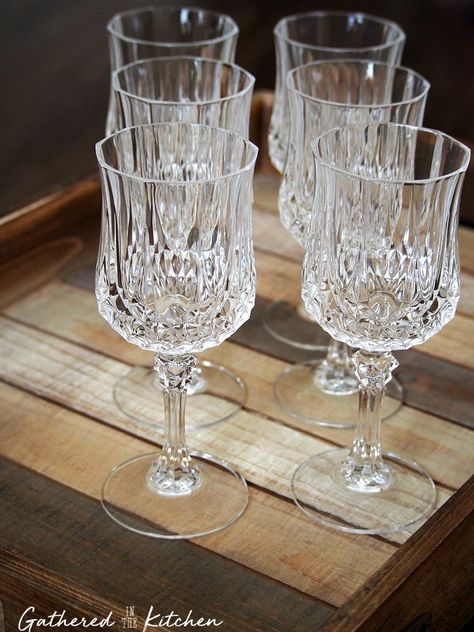 Antique Crystal Stemware Glasses Cut Crystal Glassware, Crystal Cups, Fancy Wine Glasses, Crystal Drinking Glasses, Stemware Glasses, Crystal Glass Set, Easy Diy Home Improvement, Cheap Crystals, Vintage Stemware