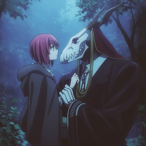 Ancient Magus Bride Season 2, Pfp Icon Aesthetic, Aesthetic Romance, Chise Hatori, Elias Ainsworth, Magus Bride, Ancient Magus Bride, The Ancient Magus Bride, Anime