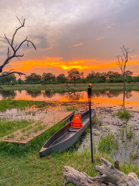 Botswana Landscape, Botswana Aesthetic, Botswana Sunset, Travel Botswana, Botswana Photography, Gaborone Botswana, Vacation Board, Botswana Travel, Okavango Delta Botswana