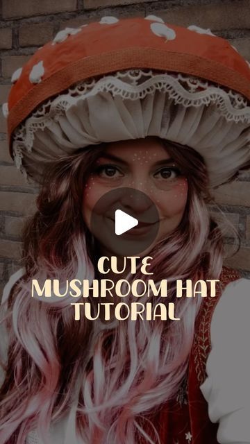 Mushroom Hat Diy, Diy Mushroom Hat, Hat Diy, Mushroom Hat, Cute Mushroom, Diy Hat, Save For Later, For My Daughter, Better Day