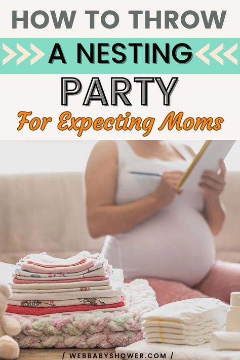 Ready to plan the ultimate nesting party? We've got you covered with fun ideas, creative themes, and adorable decorations that will have your guests feeling like they're at a baby shower and a birthday party rolled into one! Check out our ultimate guide to throwing a nesting party and get inspired! Nesting Baby Shower Theme, Mommy Shower Ideas Themed Parties, Nesting Party Ideas Checklist, Pre Parenthood Party, Nesting Party Baby, Nesting Shower Ideas, Mommy Shower Ideas, Nesting Party Tasks, Nesting Party Checklist