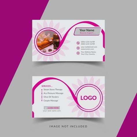 Beautiful Business Card Design, Cosmetics Business Card, Salon Visiting Card Design, Business Card Background Design, Banner Cosmetic, Bg Images, Cosmetic Business Cards, Spa Business Cards, Brochure Design Layouts