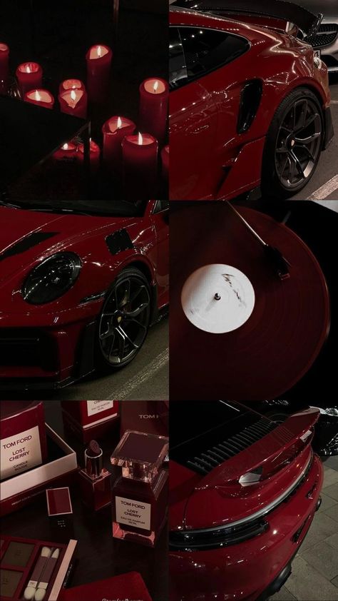 Red Motorcycle Aesthetic Wallpaper, Dark Red Car Aesthetic, Cherry Red Porsche, Red Dark Aesthetic Wallpaper, Dark Cherry Red Wallpaper, Wine Red Wallpaper Iphone, Dark And Red Wallpaper, Red Car Aesthetic Wallpaper, Red Cars Wallpaper