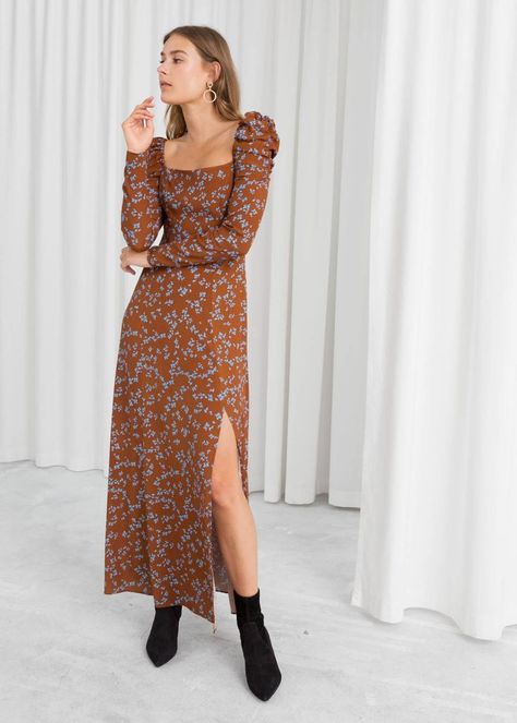 Autumn Elegance: The Ultimate Guide to Fall Dresses 2024 Floral Dress Outfits, Fall Floral Dress, Vintage Floral Dress, Casual Summer Dresses, Mode Inspiration, Looks Vintage, Classy Dress, Floral Maxi, Fall Dresses