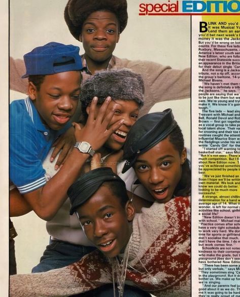 New Edition Wallpaper, New Edition 80s, 90s Rnb Music Aesthetic, African American Culture 90s, 90s Hip Hop Magazine Covers, 90s R&b Artists, Michael Bivins, 90s R&b Groups, Ralph Tresvant