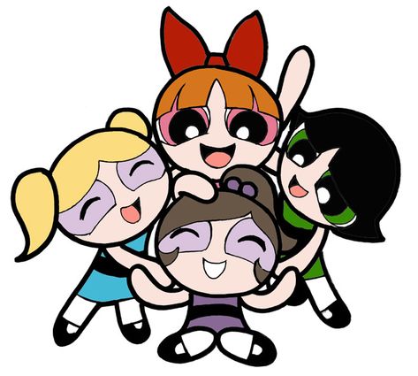 4 Girls Squad Cartoon, Powerpuff Kızları, Power Puff Girls Z, Powerpuff Girls Cartoon, My Little Pony Rarity, Powerpuff Girls Wallpaper, Powerpuff Girls Fanart, Ppg And Rrb, The Powerpuff Girls