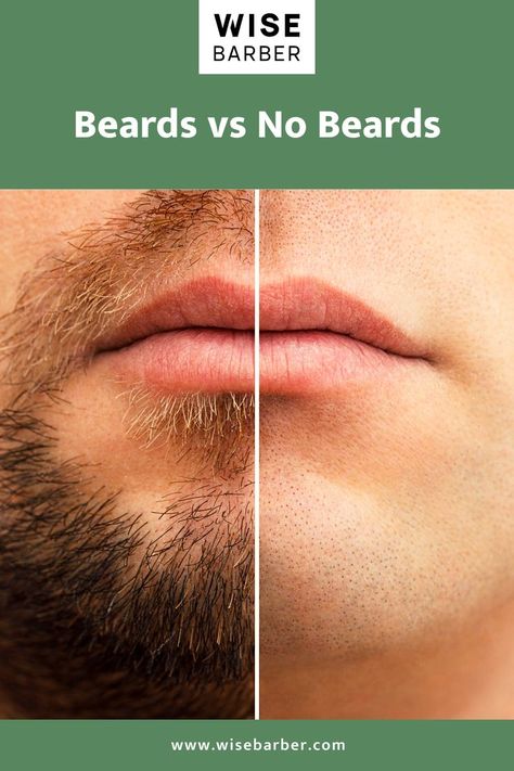 No Beard, Beard Vs No Beard, Beard Before And After, Beard Or No Beard, Diy Beard, Haircut Tip, Half Shaved, Clean Shave, Cool Gadgets For Men