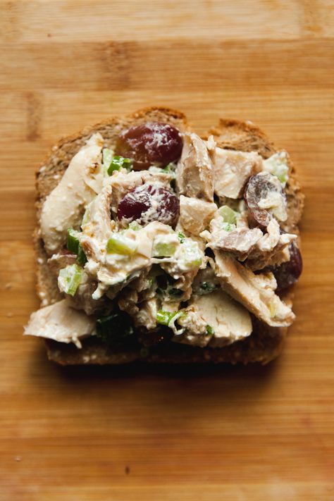 Mayo Free Chicken Salad, Easy Mayo, Denver Food, Salad Menu, Delicious Chicken Salad, Weekly Meal Prep, Chicken Salad Recipe, Green Veggies, Delicious Chicken