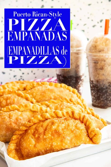 Puerto Rican-Style Pizza Empanadas are a kid-friendly and easy-to-make recipe requiring just 5 ingredients. Learn how to make this fun recipe and ways to adapt it so you never get bored. #empanadillasdepizza #pizzaempanadas #pizzaturnovers #pizzahandpies #pizza #kidfriendly #backtoschoolrecipes #PuertoRicanrecipes #antojos #pastelillos #empanadas #empanadillasdePuertoRico #empanadadough via @ediblesense Homeschool Lunch, Pizza Empanadas, Easy Empanadas Recipe, Pizza Calzones, Hand Pies Savory, Empanadas Dough, Puerto Rico Food, Leftover Pizza, Boricua Recipes