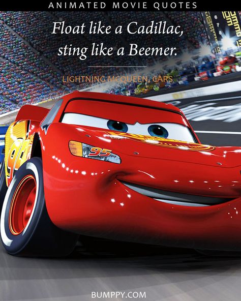 #animinated#movie#lightningmcqueencar#dailouge Disney Cars Quotes, Animated Movie Quotes, Lightning Mcqueen Quotes, Cars Movie Quotes, Cars Quotes, Car Quotes, Special Force, Ford Classic Cars, Pink Car