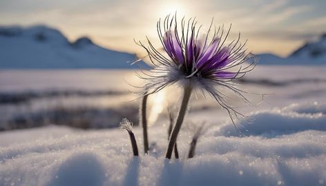 Pasque Flower (Pulsatilla Patens) Pasque Flower, Plant Kingdom, Attract Pollinators, Easter Flowers, Spring Beauty, Plant Species, Natural Environment, Plant Life, Pretty Face