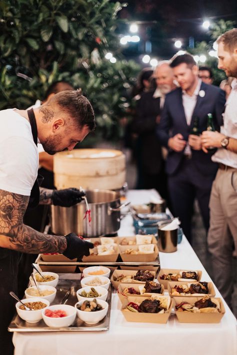 Food Tasting Event Ideas, Met Gala Design, Live Food Stations, Live Cooking Station, Event Food Stations, Food Tasting Event, Networking Event Ideas, Catering Stations, Food Stations Wedding