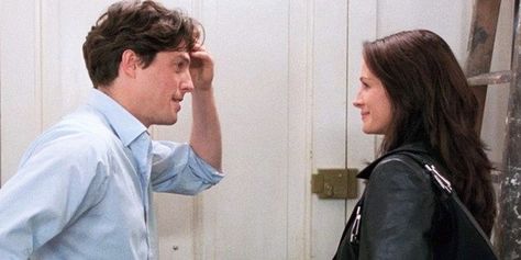 Notting hill Notting Hill Film, Notting Hill Movie, Vintage Films, Film Club, Fictional Men, Hugh Grant, Love Film, Film Quotes, Julia Roberts