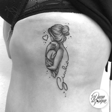 Mutterschaft Tattoos, Tato Mandala, Motherhood Tattoos, Mama Tattoo, Baby Tattoo Designs, Baby Name Tattoos, Baby Tattoo, Tattoo Placements, Mom Tattoo Designs