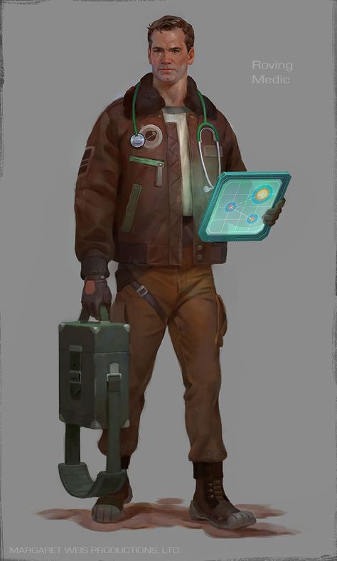 ArtStation - Roving Medic, Darius Zablockis Gritty Sci Fi, Mech Pilot, Sci Fi Character Art, Shadowrun Rpg, Sci Fi Rpg, Traveller Rpg, Cyberpunk Rpg, Mtg Art, Rpg Characters