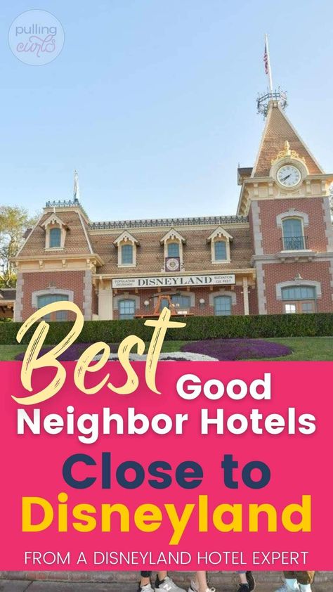 Disneyland good neighbor hotels exist because at the Anaheim resort (unlike Walt Disney World) there truly isn't enough hotel space within the Disneyland resort, so they do need to rely on hotels near Disneyland to host their guests. So, if a Disneyland hotel is out of your budget for this trip, you can still find a great deal close to Disneyland for your family when you're planning your Disneyland vacation. I hope to list all of the good hotels you can check out as you pick the best Disneyland Best Disneyland Hotels, Disneyland Hotel Anaheim, Best Hotels Near Disneyland, Disneyland Hotels, Disneyland 2024, Hotels Near Disneyland, Disneyland Resort Hotel, Disneyland Anaheim, Disneyland Vacation