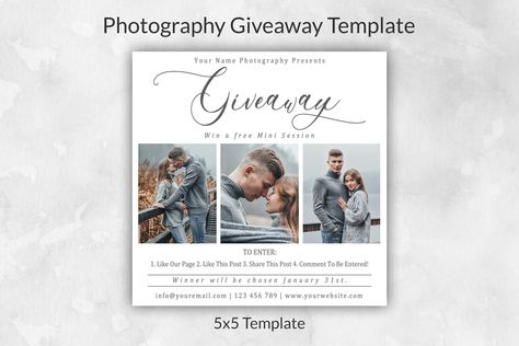 Giveaway Template, Template Facebook, Star Photography, Template Instagram, Mini Session, Like And Share, Photoshop Cs6, Free Post, Christmas Vectors