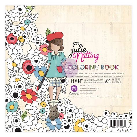 Art SALE!  COLORING BOOKS – Art Philosophy® Art Philosophy, Julie Nutting, Kawaii Pens, Clear Acrylic Stamps, Planner Pens, Everyday Art, Prima Marketing, Acrylic Stamp, Get Well Cards