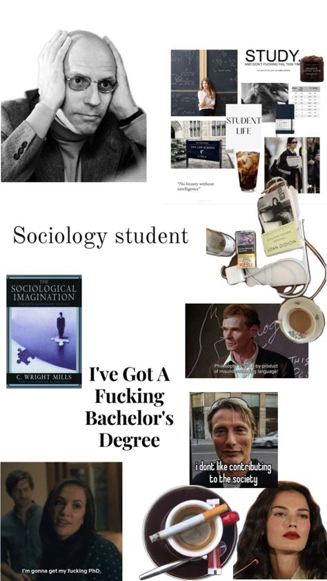 Sociology major Sociology Major Aesthetic, Sociologist Aesthetic, Sociology Wallpaper, Sociology Student Aesthetic, Sociology Aesthetic, Sociology Student, Sociology Major, Sociological Imagination, Teacher Aesthetic