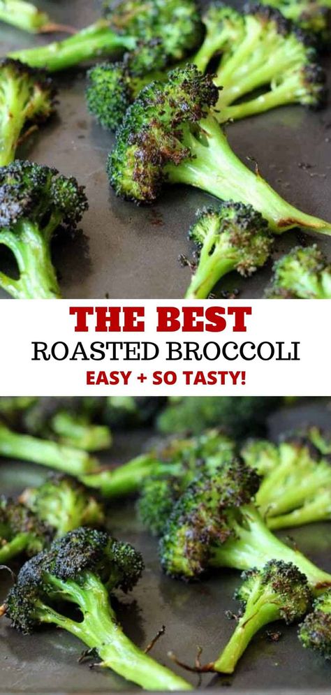 How To Roast Broccoli, Best Roasted Broccoli, Roast Broccoli, Roast Frozen Broccoli, The Best Broccoli, Best Broccoli, Roasted Broccoli Recipe, Shredded Chicken Recipes, How To Roast