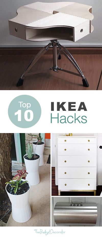 Top 10 IKEA Hacks • Ideas & Tutorials! Ikea Planter, Ikea Hacks Ideas, Ikea Finds, Ikea Hack Ideas, Ikea Hackers, Best Ikea, Furniture Hacks, Ikea Diy, Ikea Furniture