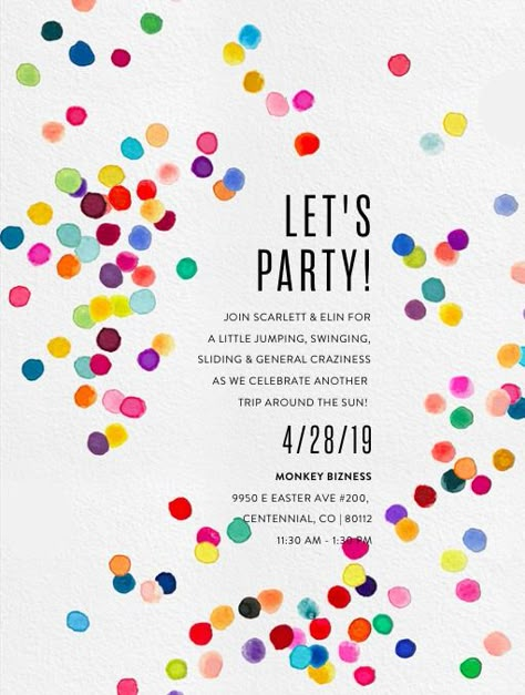 Business Events Invitation, Baby Handprint Art, Baby Handprint Crafts, Confetti Invitation, Birthday Milestone Board, First Birthday Posters, Business Invitation, Confetti Birthday, Baby Milestone Cards