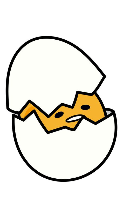 How To Draw Gudetama, How To Draw Egg, Gutatama Egg Drawing, Egg Yolk Drawing, Egg Drawing Cute, Gutatama Egg, Gudetama Drawing, Cute Sanrio Drawings, Gudetama Party