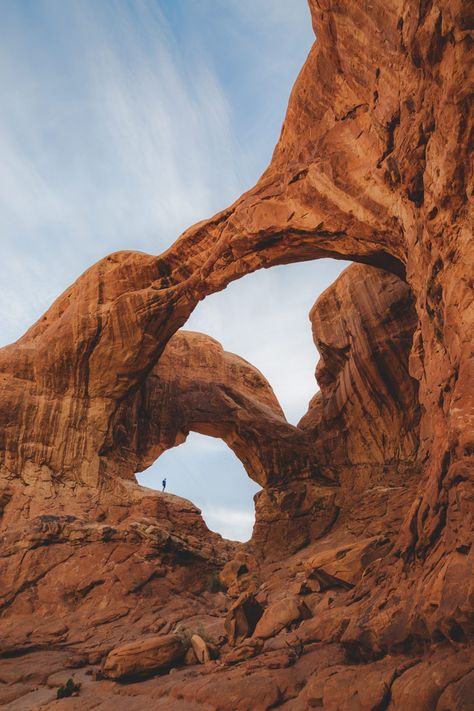 Double arch arches national park Utah Road Trip, National Parks Photography, National Park Road Trip, Utah Travel, Utah National Parks, National Parks Trip, Arches National Park, Travel Inspo, Pretty Places