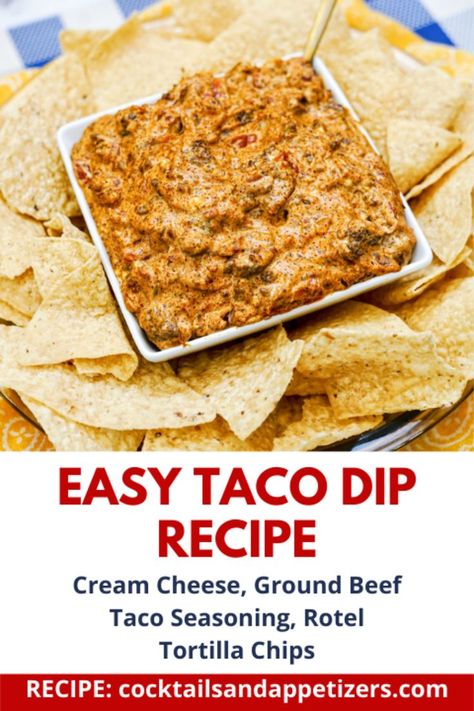 Dips With Ground Beef And Cream Cheese, Hot Dip With Ground Beef, Taco Dip With Cream Cheese And Ground Beef, Ground Beef Chip Dip, Easy Taco Dip With Cream Cheese, Easy Taco Dip With Ground Beef, Taco Meat Dip, Beef And Cream Cheese Dip, Warm Taco Dip With Ground Beef