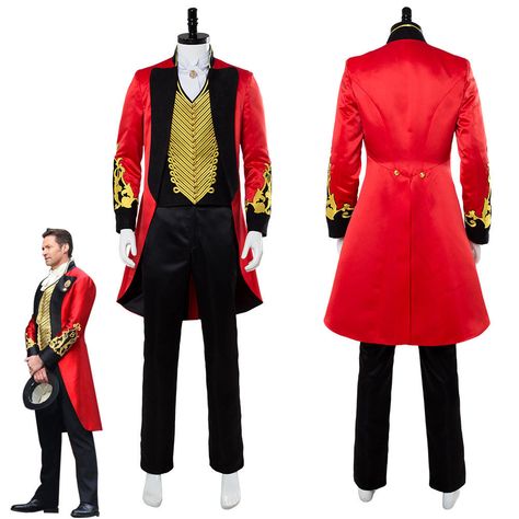 Picture 1 of 11 1950s Costumes, P T Barnum, Red Uniform, 1950s Costume, Men's Costumes, Nutcracker Costumes, Halloween Circus, Wizard Costume, Figure Skating Costumes