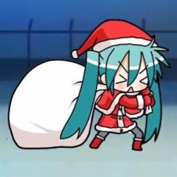 Miku Christmas Pfp, Hatsune Miku Christmas, Miku Hatsune Chibi, Christmas Anime, Miku Hatsune Vocaloid, Anime Christmas, Chat With Friends, Christmas Icons, Cute Chibi